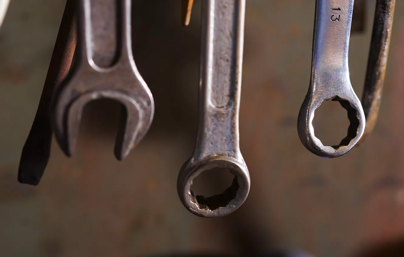 Photo wallpaper key, tool, spanner
