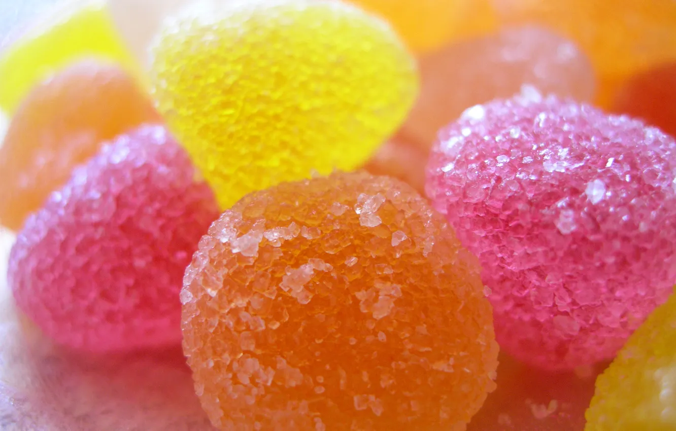 Photo wallpaper color, candy, sugar, marmalade