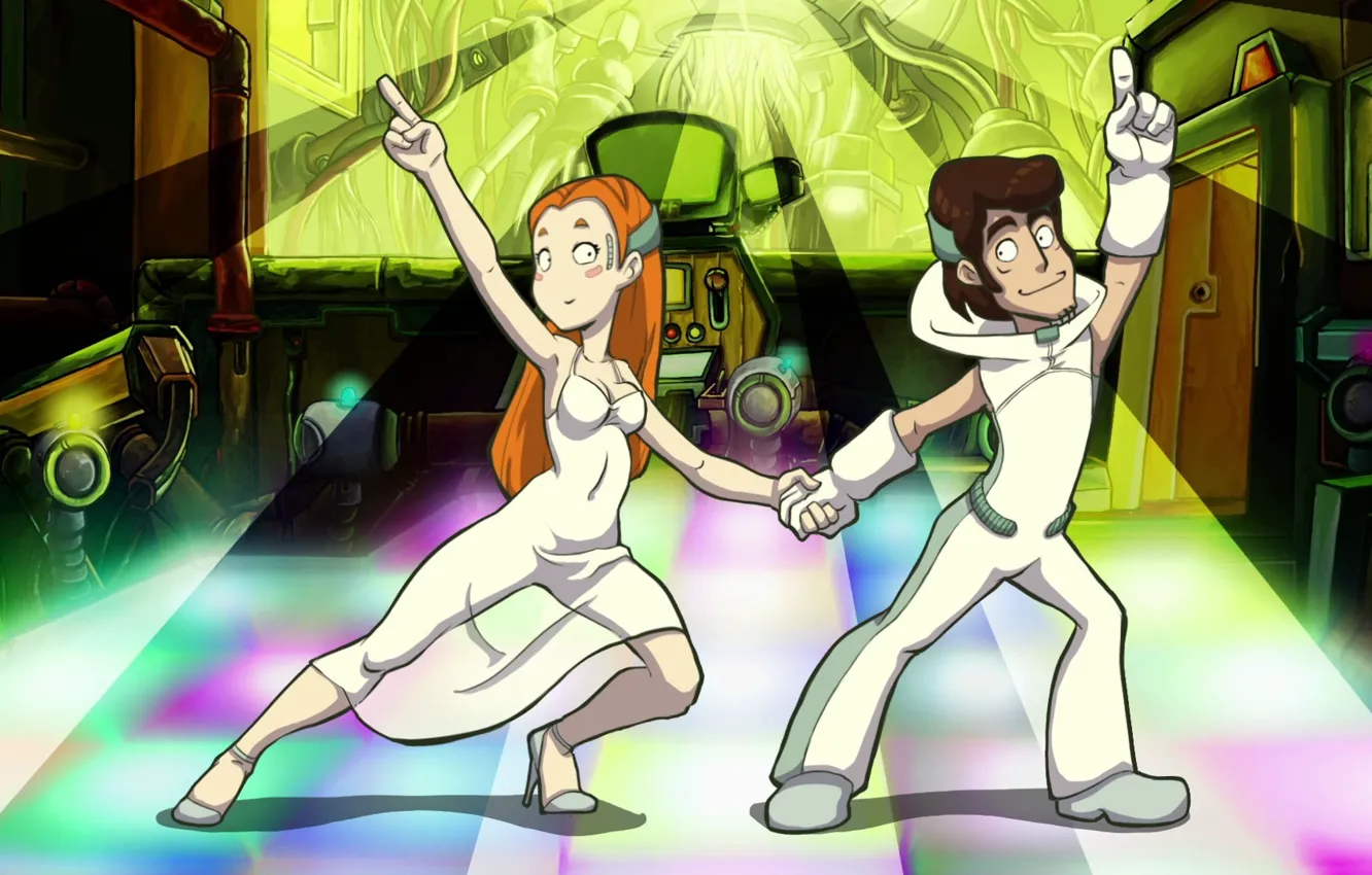 Photo wallpaper game, cool, deponia, Deponia, Goodbye, disko, while