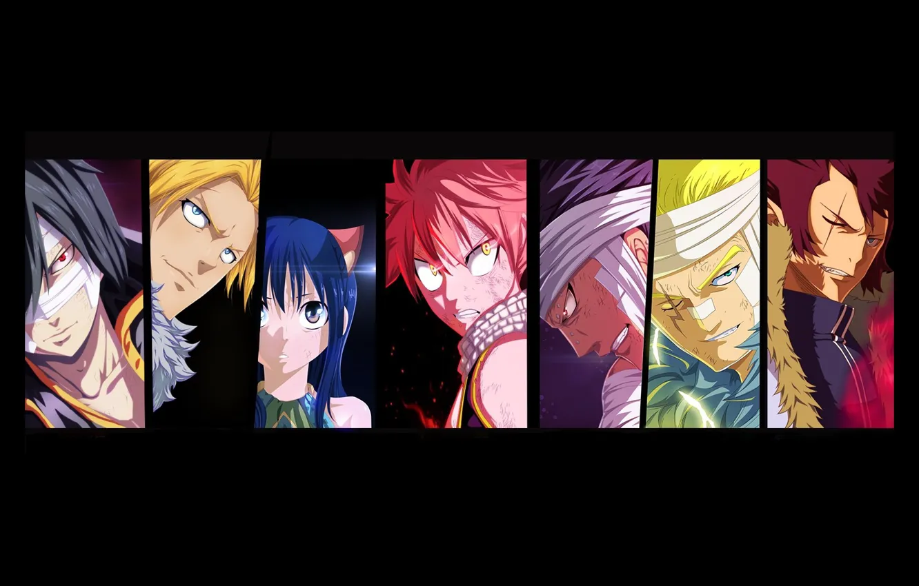 Photo wallpaper Cobra, Rogue, dragon, fairy tail, Wendy, Sting, Natsu, dragon slayer