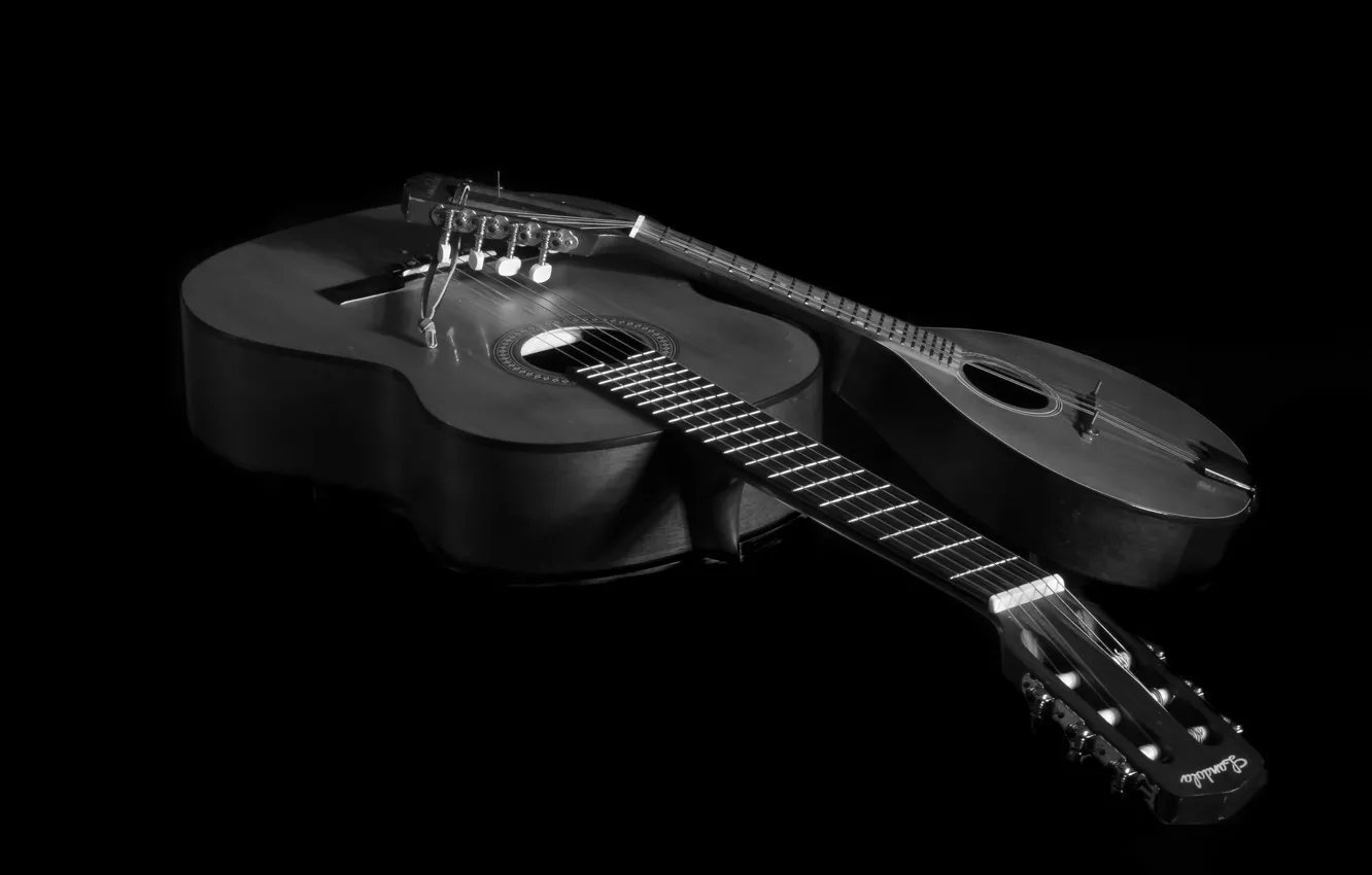 Photo wallpaper background, guitar, tool