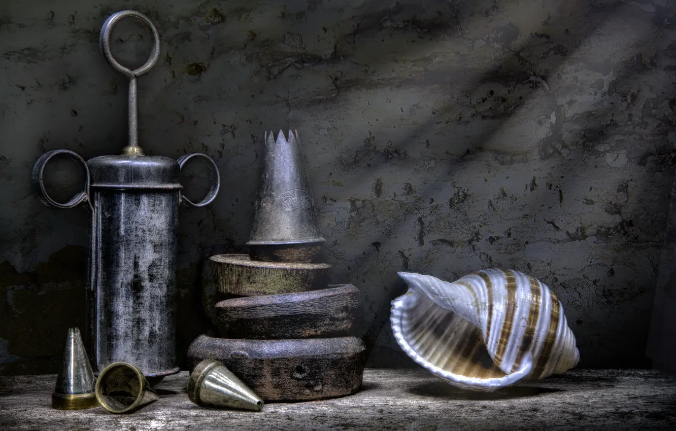 Photo wallpaper shell, Kitchenalia, icing set