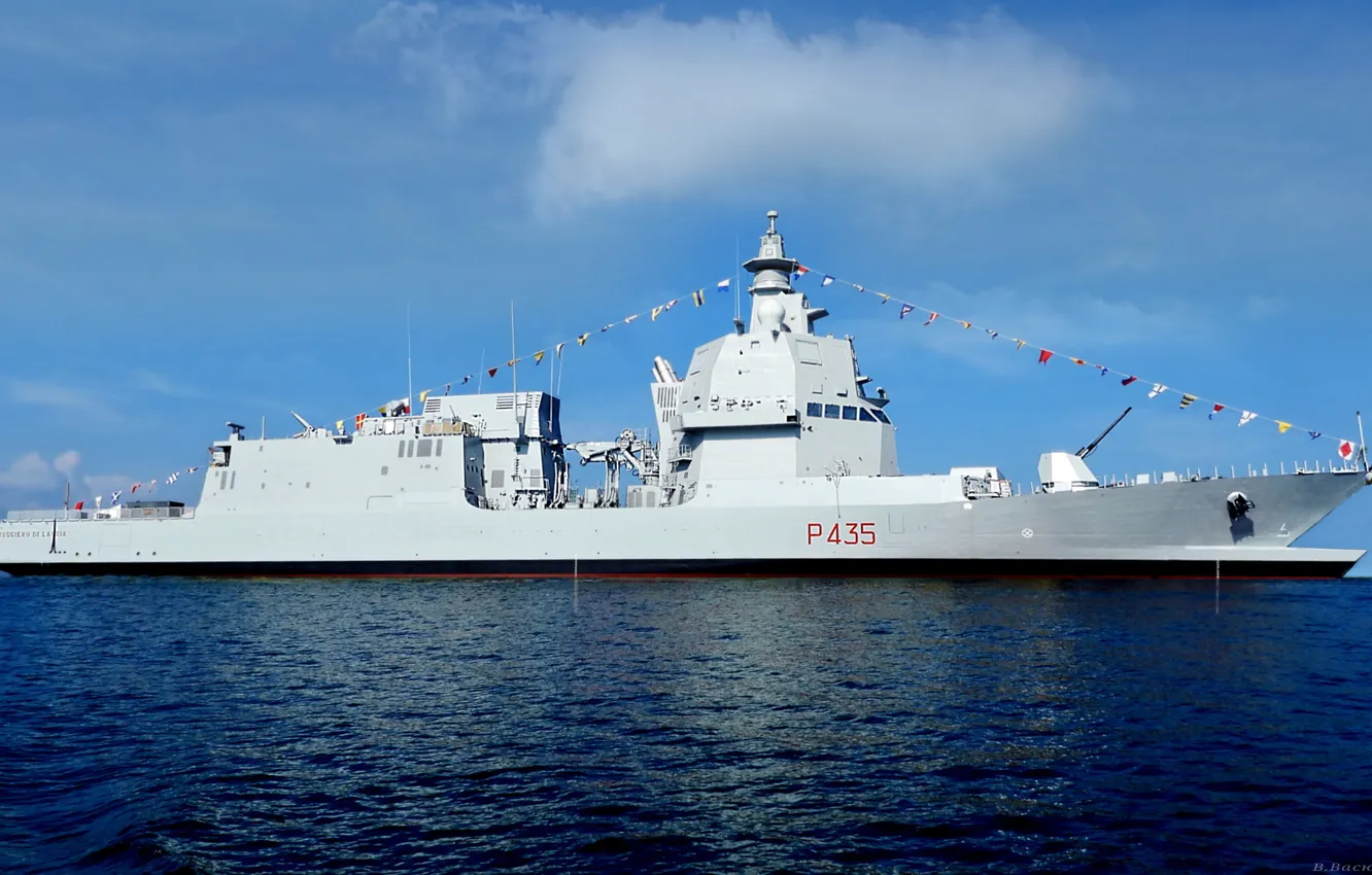Photo wallpaper frigate, The Italian Navy, Ruggiero De Lauria