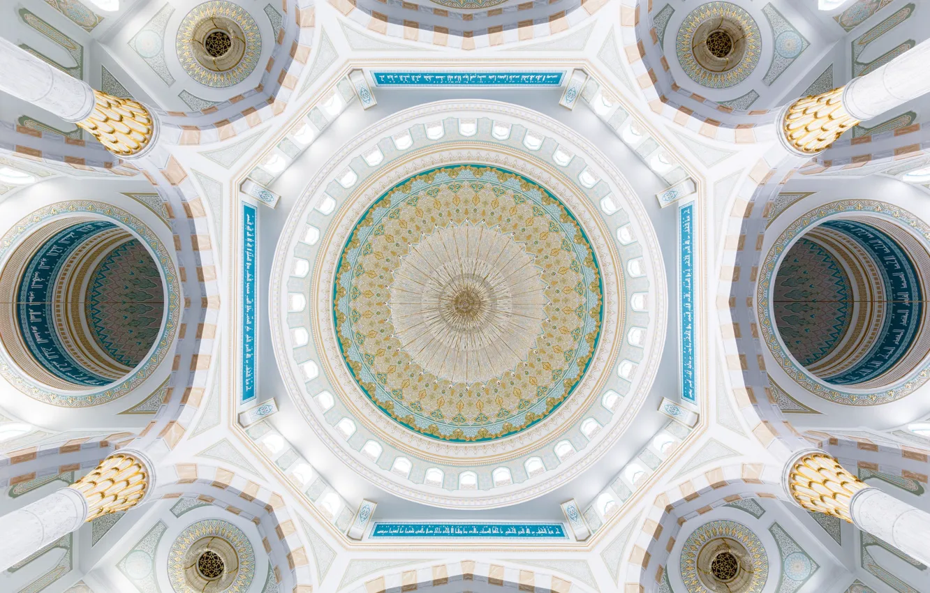 Photo wallpaper mosque, Kazakhstan, Astana, Hazret-Sultan