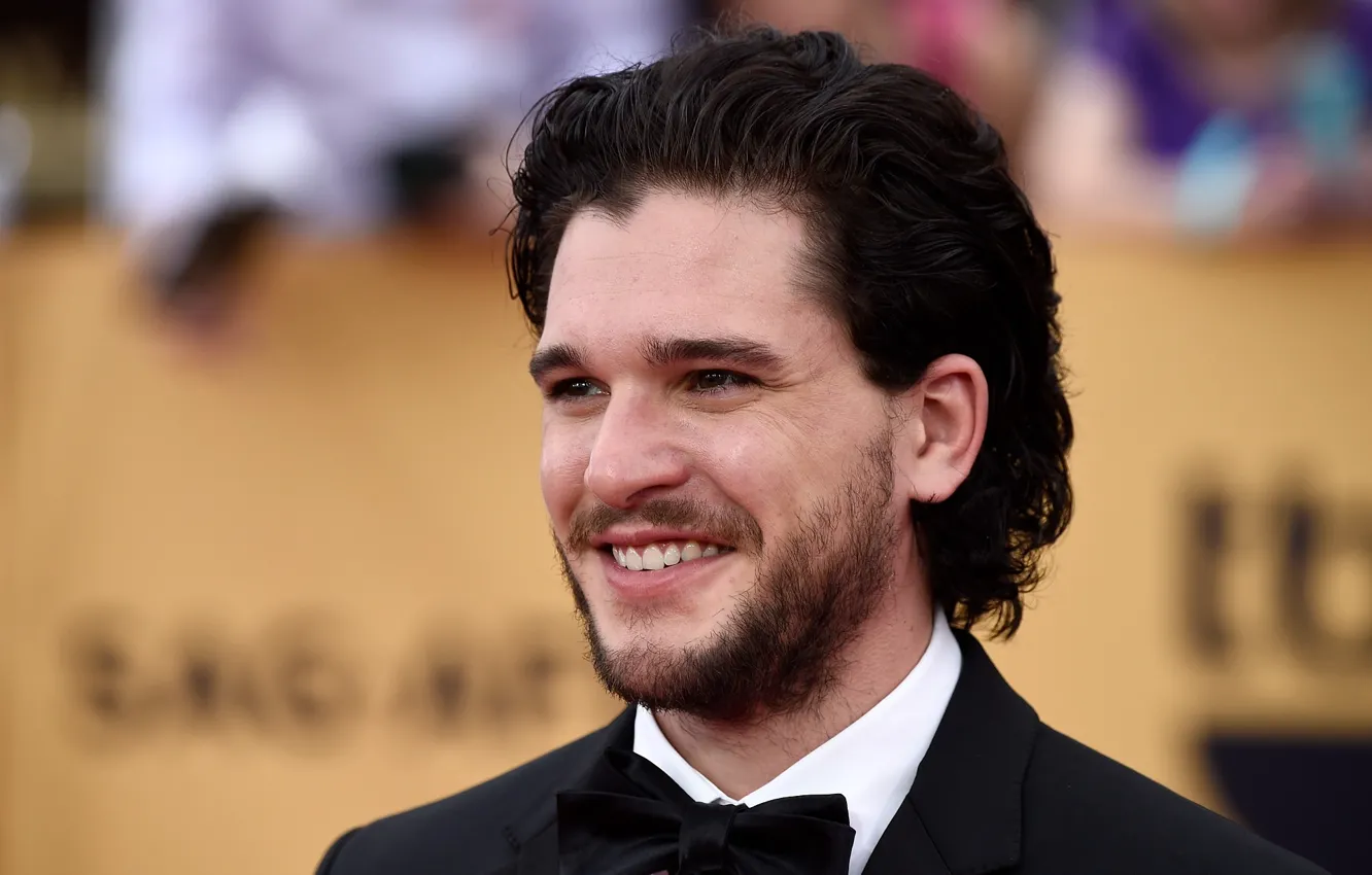 Photo wallpaper smile, actor, Kit Harington, Kit Harington