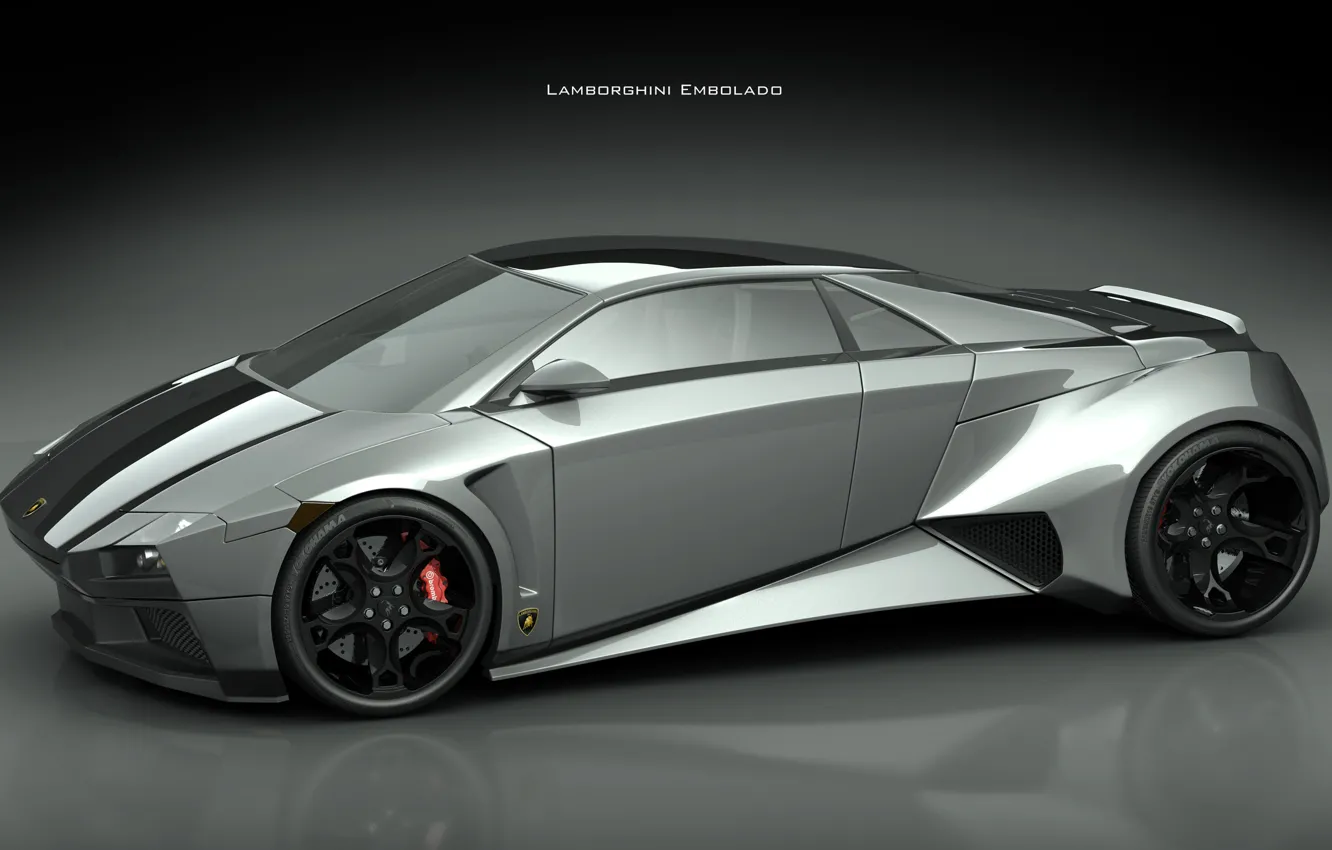 Photo wallpaper grey, power, Lamborghini Embolado