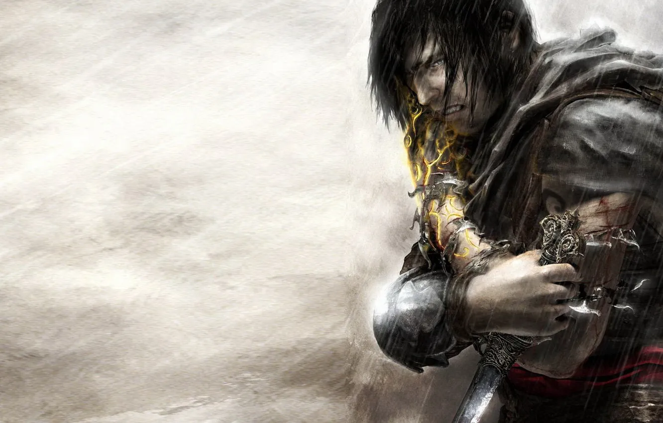 Photo wallpaper sand, chain, dagger, pain, Prince of Persia, Prince of Persia