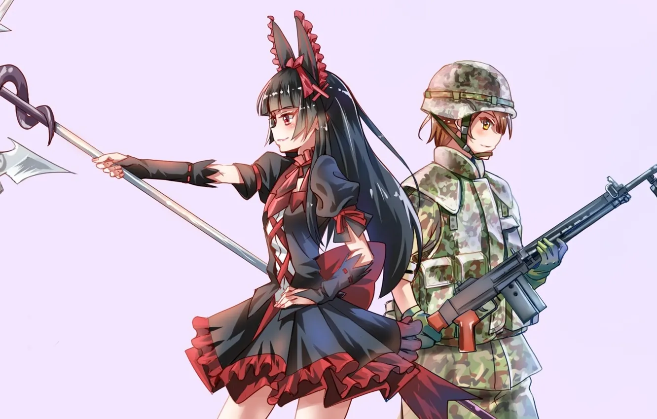 Photo wallpaper game, dress, Snake, anime, blade, asian, cute, manga