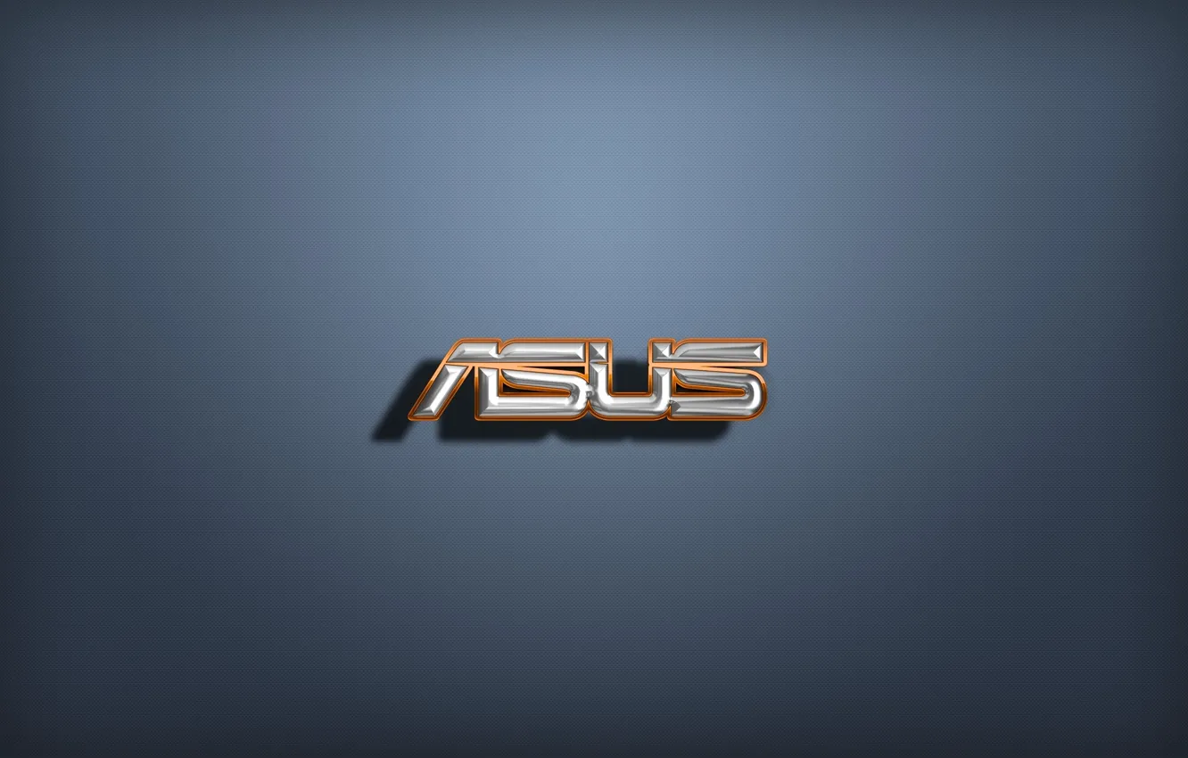 Photo wallpaper logo, Asus, letters