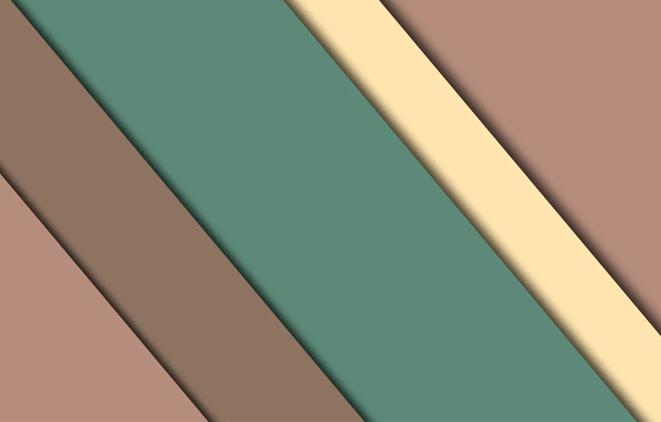 Photo wallpaper green, strip, brown, design, beige, color, material
