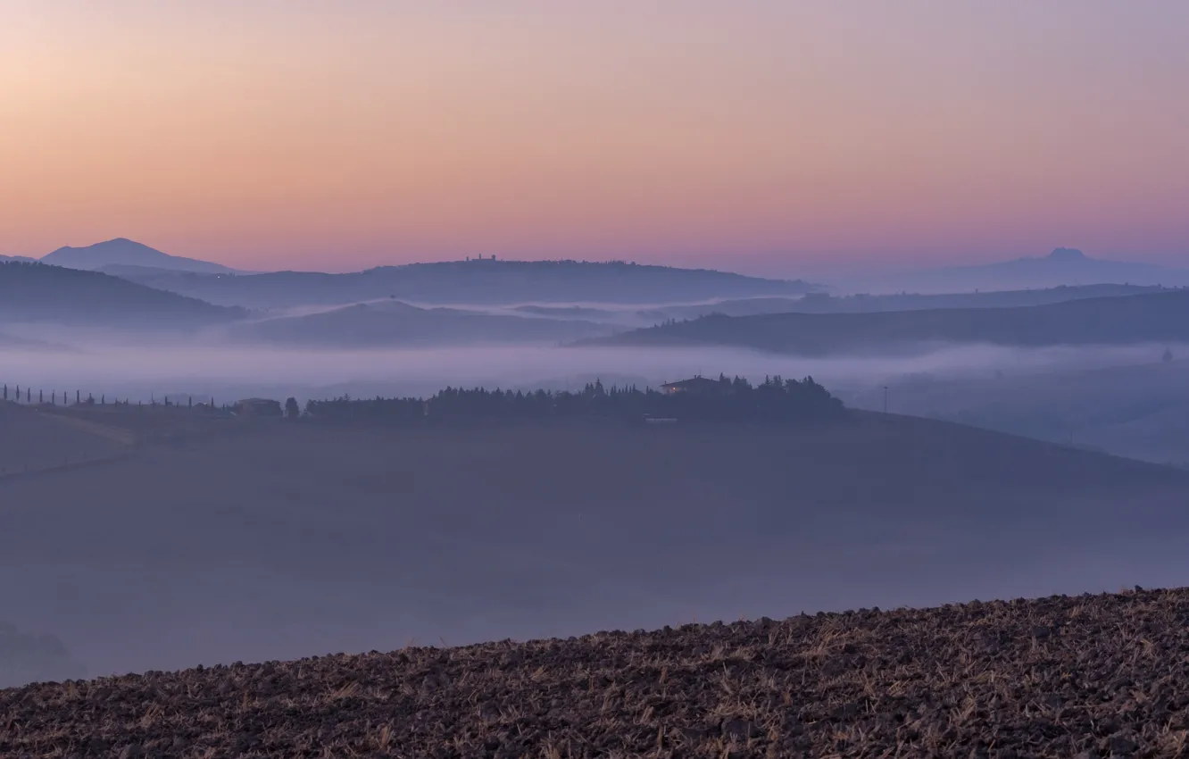 Photo wallpaper Tuscany, Montalcino, Tuscany dreams, San Giovanni d'asso