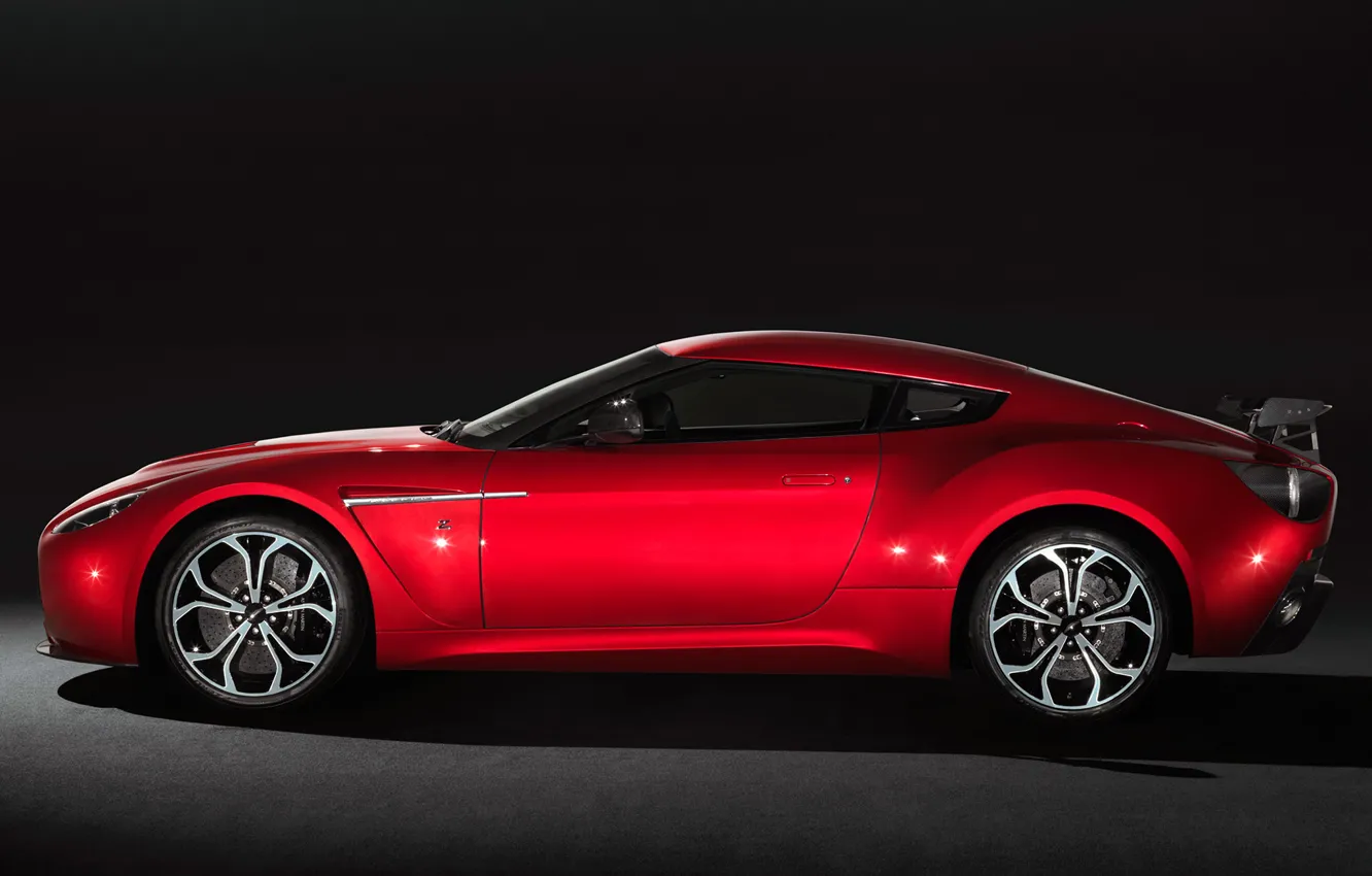 Photo wallpaper Aston Martin, red, Zagato