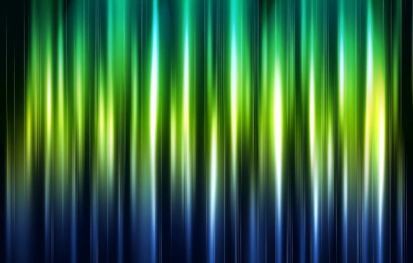 Photo wallpaper green, yellow, blue, pattern, lines