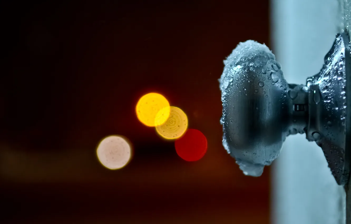 Photo wallpaper macro, background, the door