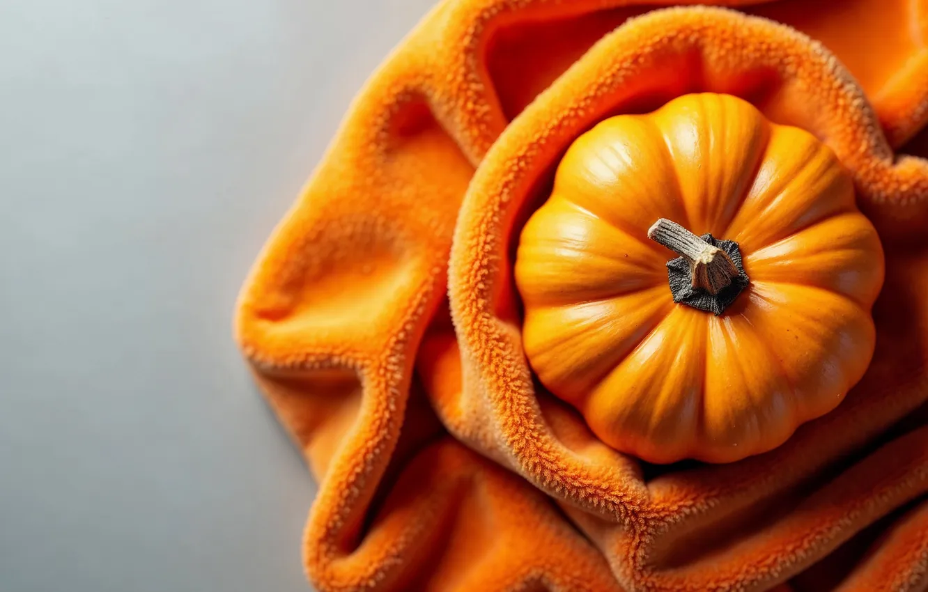 Photo wallpaper pumpkin, ripe, AI art