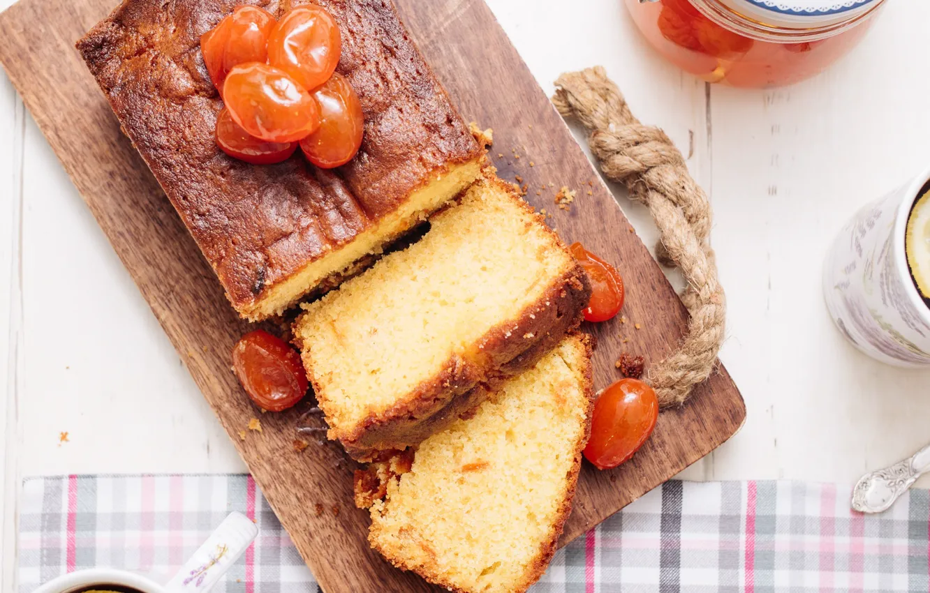 Photo wallpaper cakes, cupcakes, kumquat