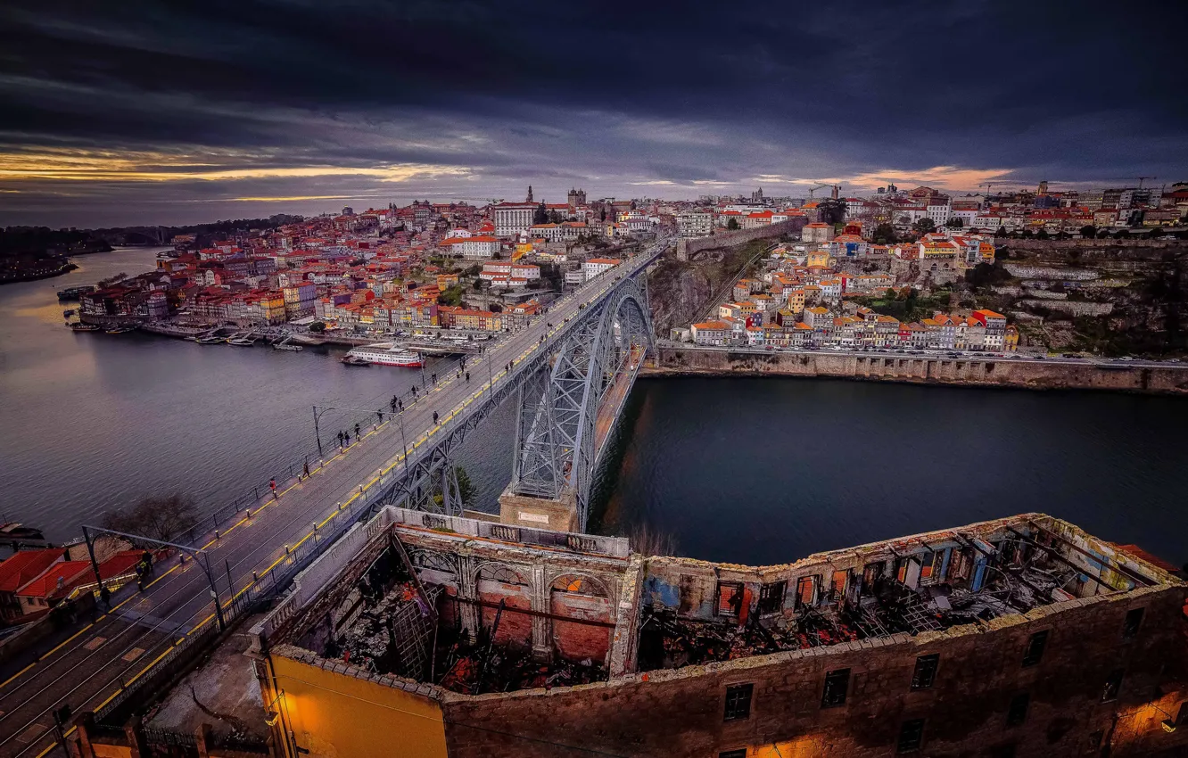 Photo wallpaper Portugal, Porto, Port, Old City