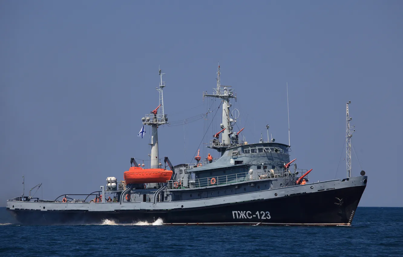 Photo wallpaper lifeguard, fire, The black sea, PZHS-123