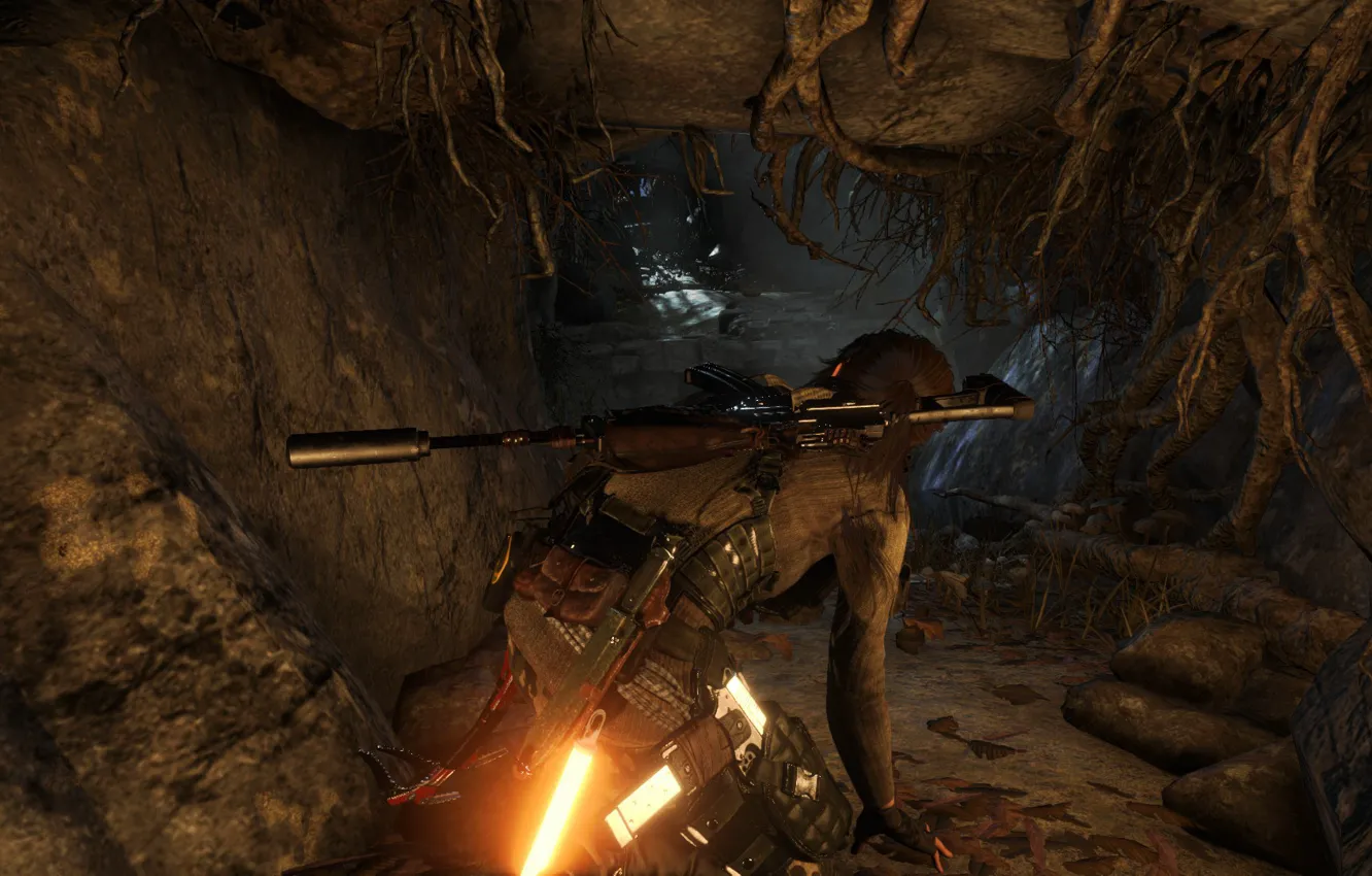 Photo wallpaper tomb, Lara Croft, Syria, Rise of the Tomb Raider