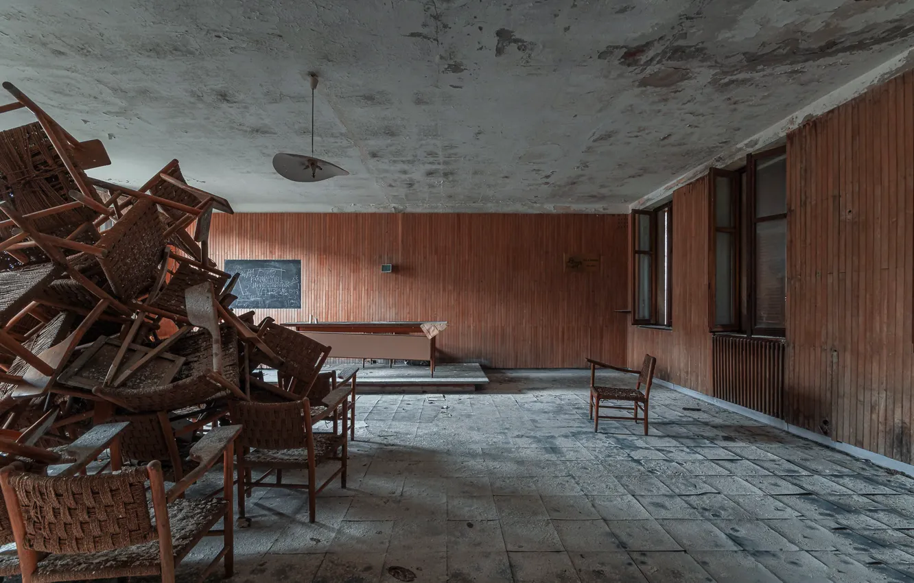 Photo wallpaper chair, counter, Antagonists