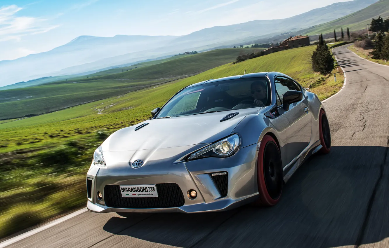 Photo wallpaper road, speed, Toyota, Toyota, Marangoni, GT86-R, Eco Explorer