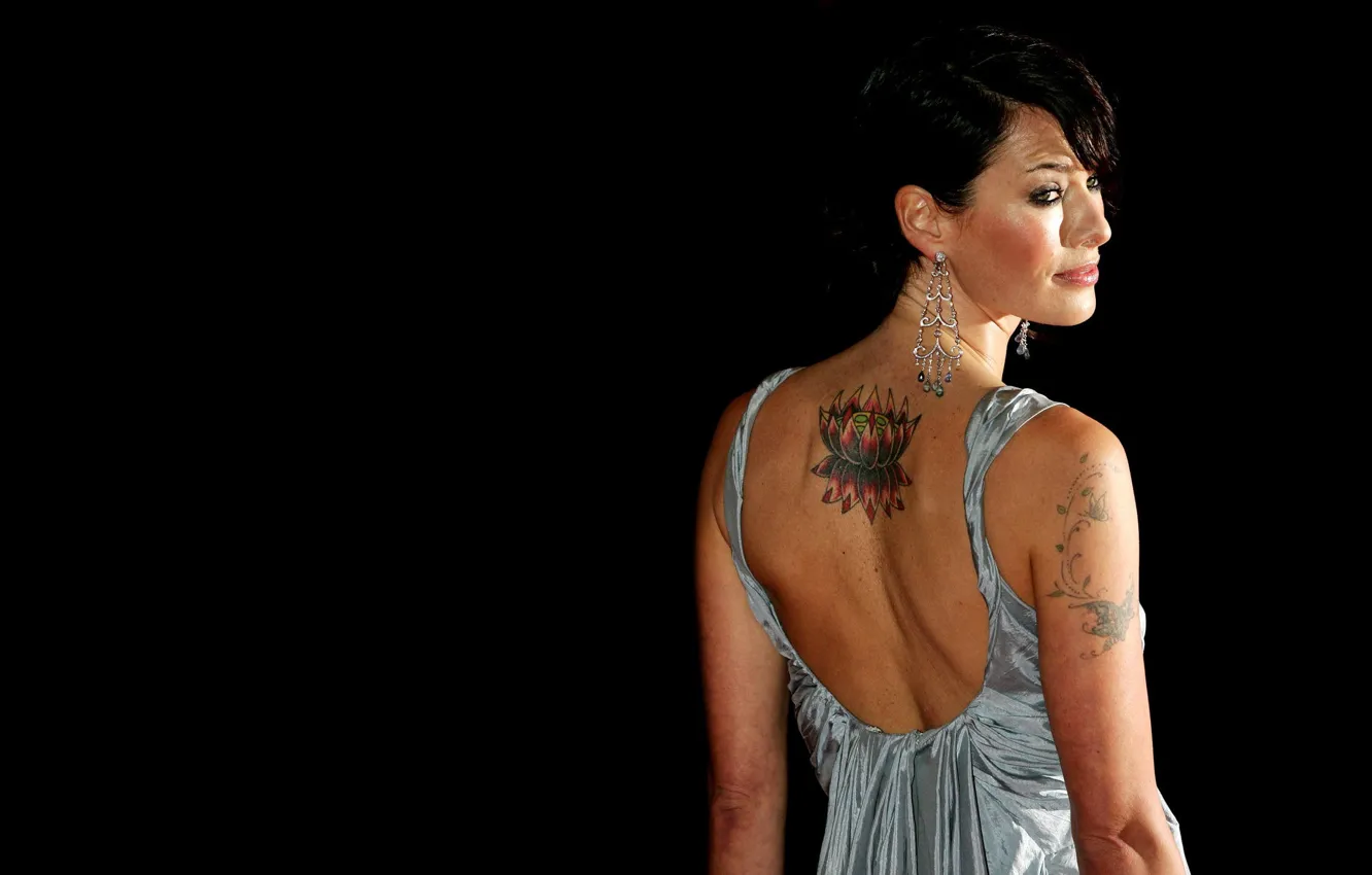 Photo wallpaper fashion, dress, design, style, woman, short hair, beauty, tattoo