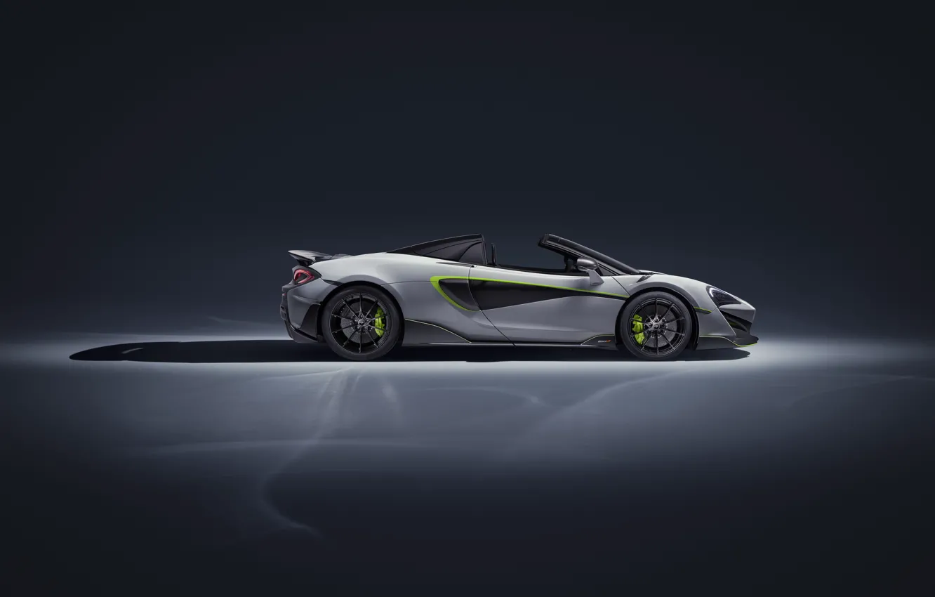 Photo wallpaper McLaren, supercar, side view, Spider, MSO, 2019, 600LT