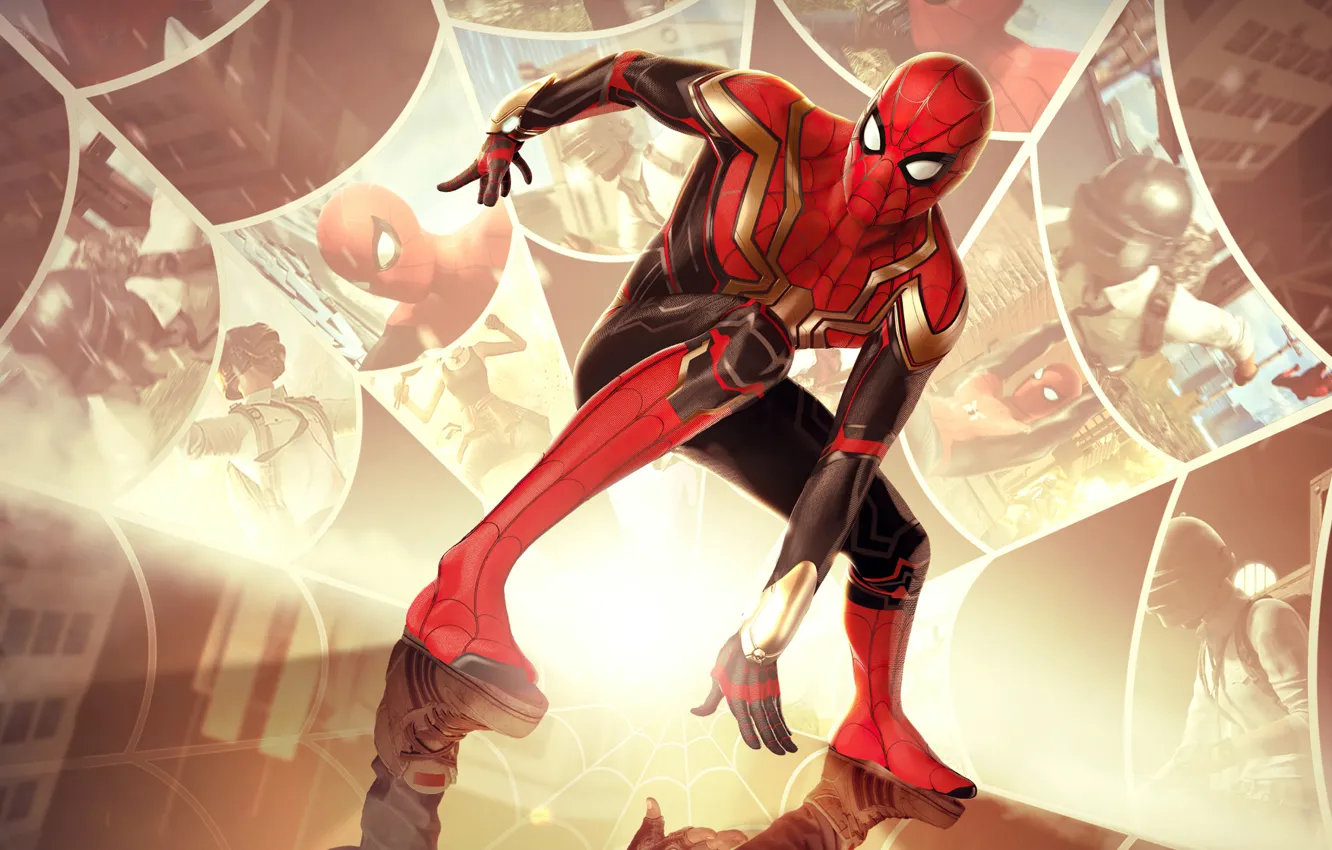 Photo wallpaper Marvel, movie, Spider Man, Tom Holland