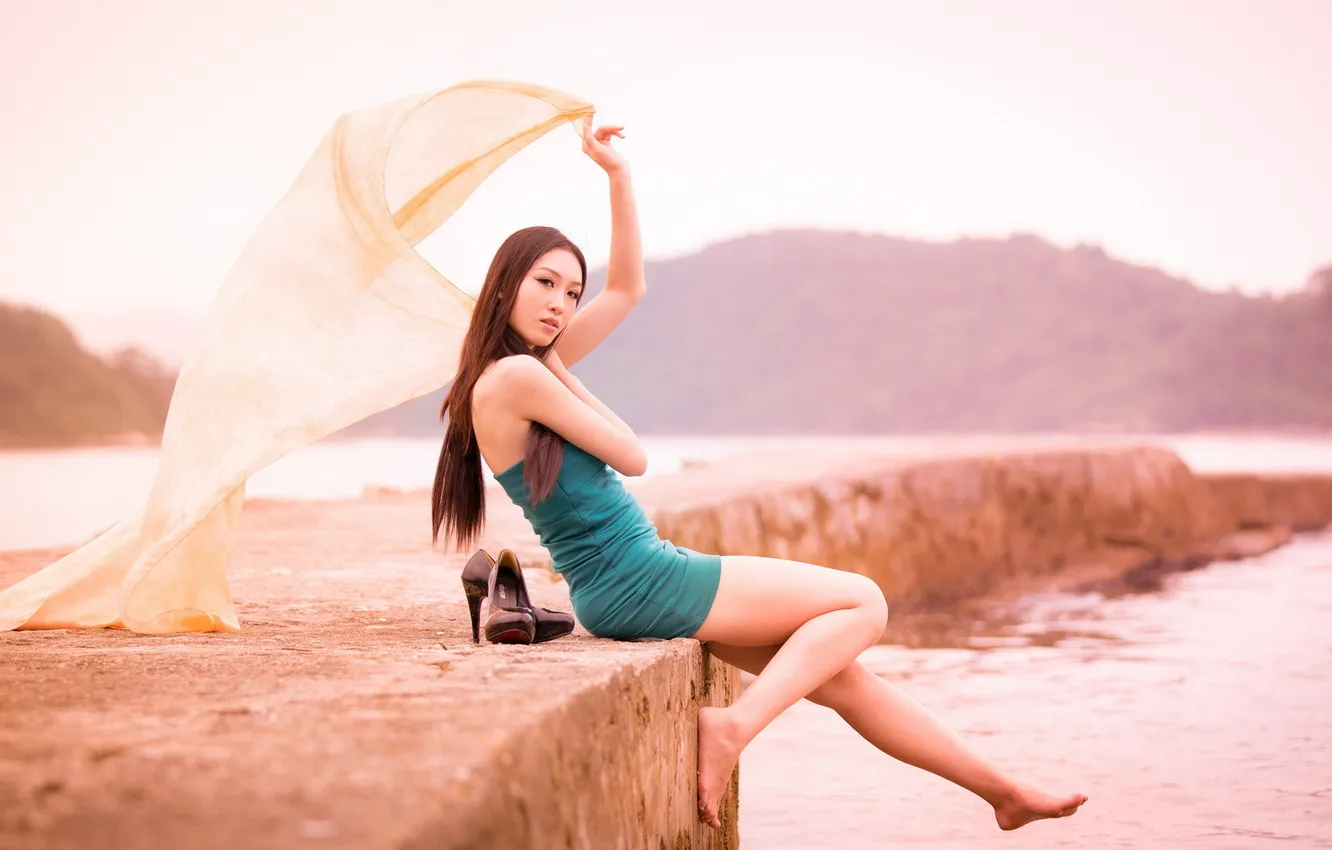 Photo wallpaper Asian, Model, Stephaine Tam