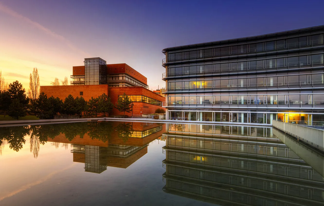 Photo wallpaper city, wallpaper, building