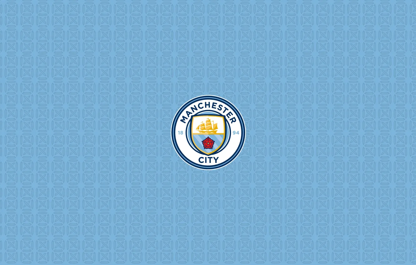 Photo wallpaper logo, football, soccer, premier league, manchester city, man city, manchester city fc