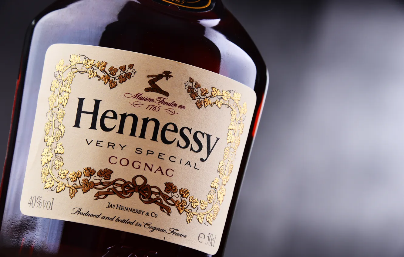 Photo wallpaper brand, cognac, bottle, brandy, distillery