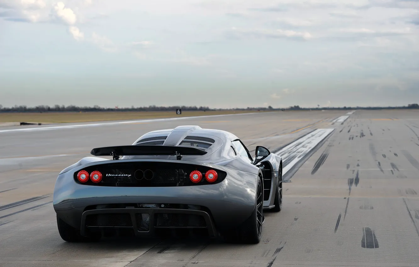 Photo wallpaper Hennessey, Venom, rear wing, Hennessey Venom GT