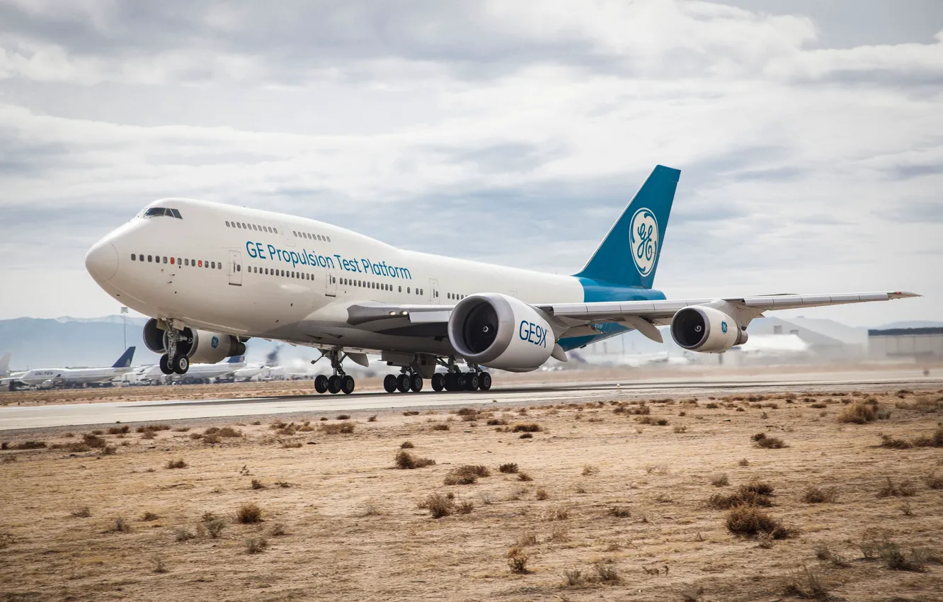 Photo wallpaper the rise, Boeing 777X, General Electric GE9X