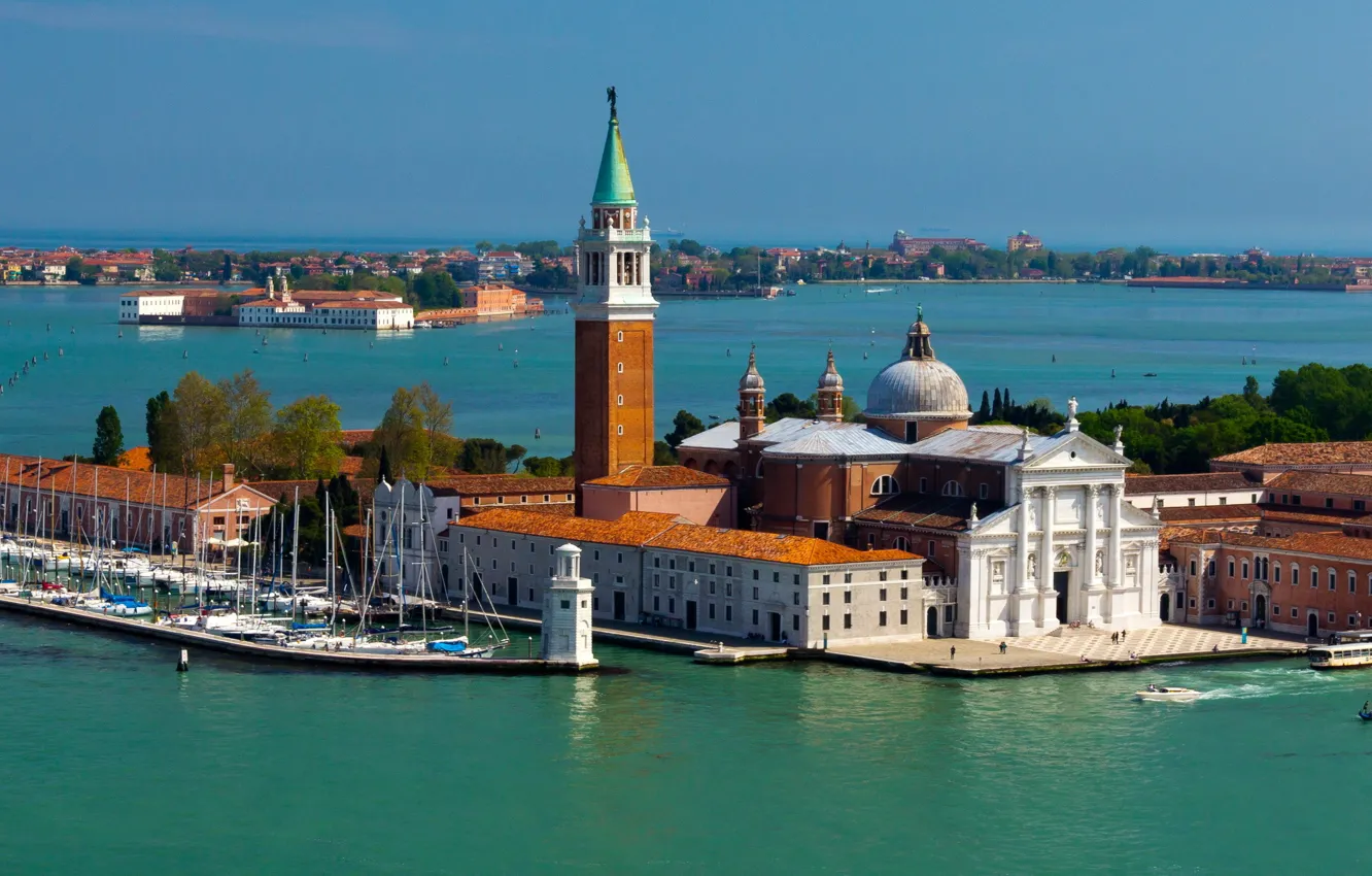 Photo wallpaper city, island, Italy, Church, Venice, Italy, island, Venice