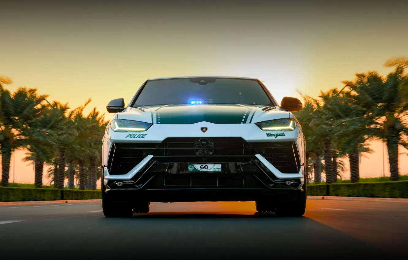 Photo wallpaper Lamborghini, Urus, Lamborghini Urus Performante Dubai Police