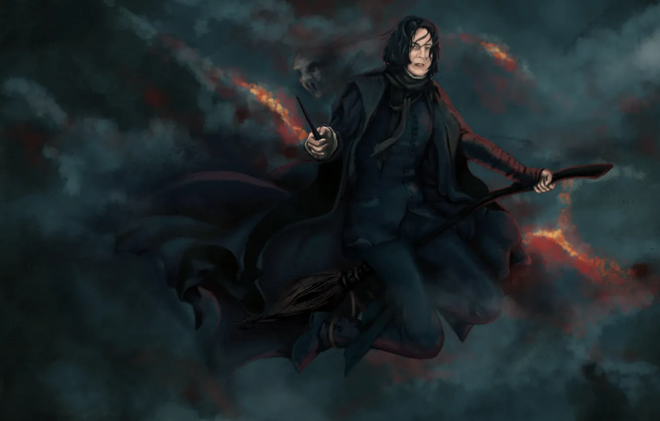 Photo wallpaper Harry Potter, Harry Potter, Severus Snape, Alan Rickman, Alan Rickman, Severus Snape, teacher, Professor