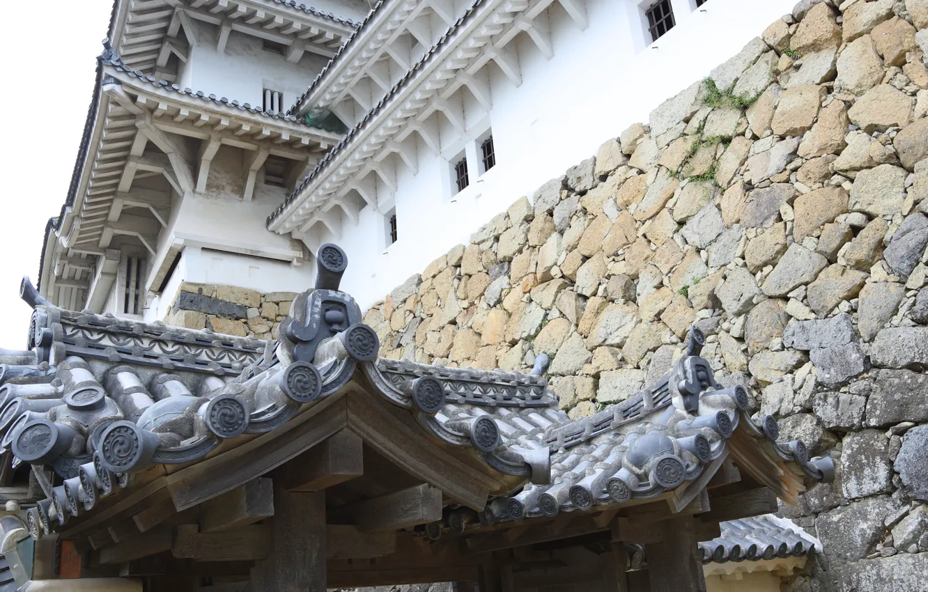 Photo wallpaper Japan, Japan, Himeji Castle, castle of the white Heron