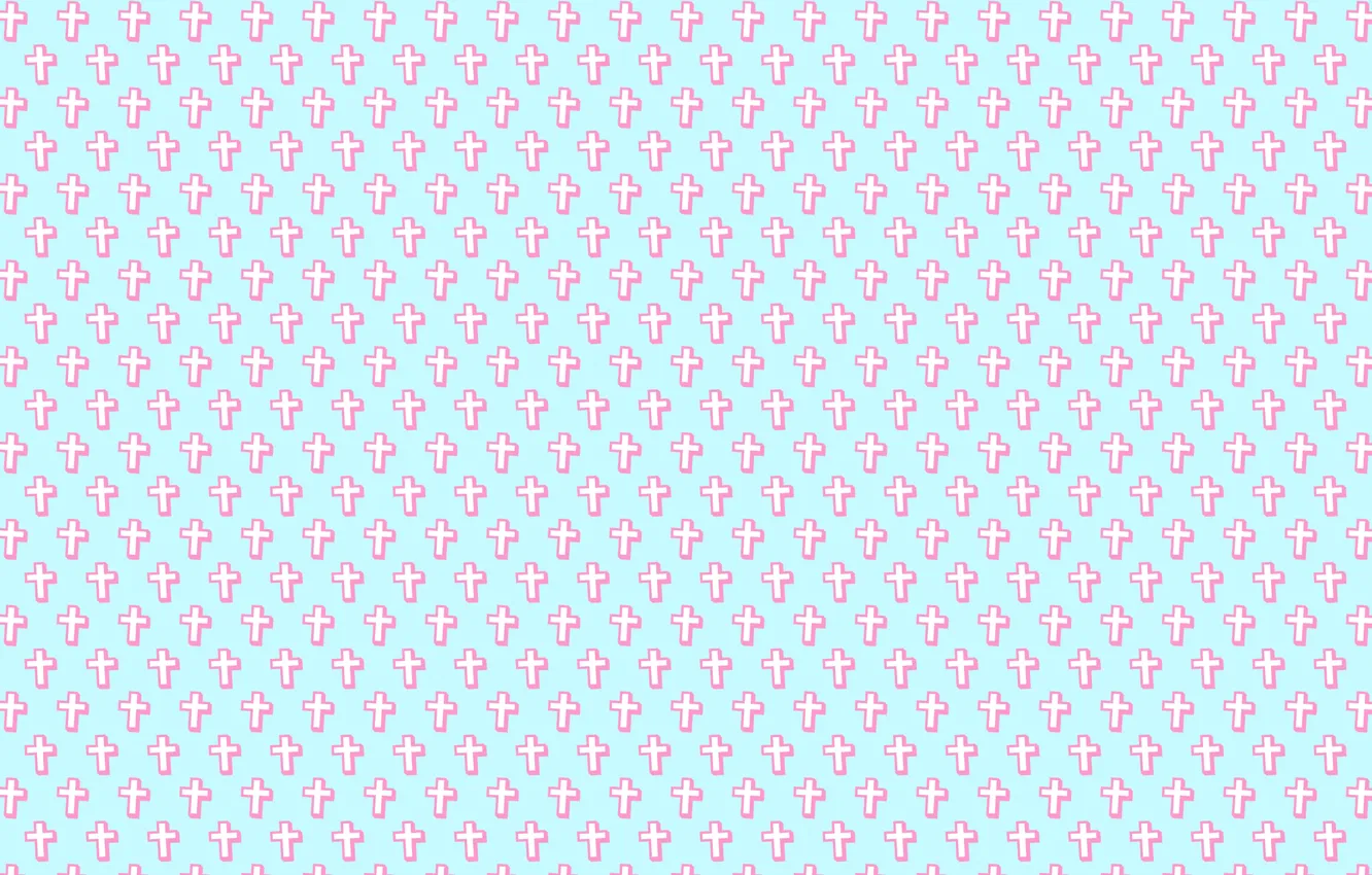 Photo wallpaper white, pink, blue, cross, texture