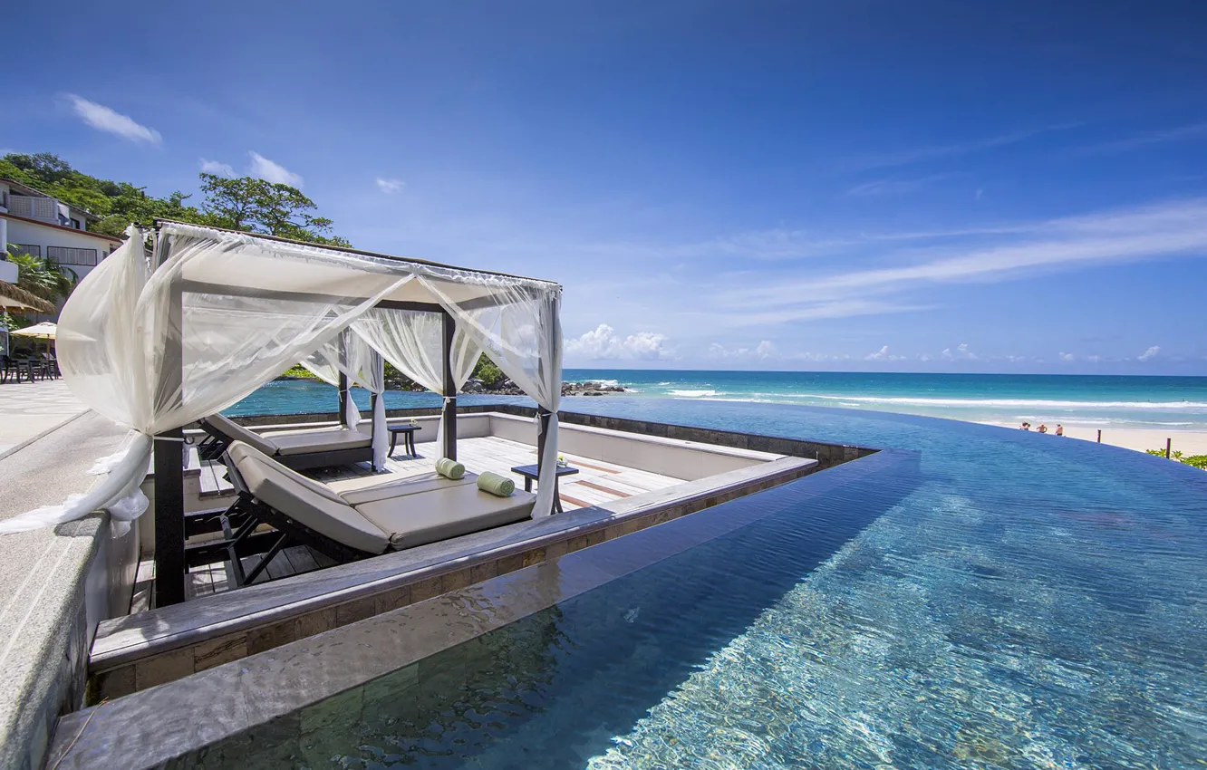 Photo wallpaper sea, stay, pool, Thailand, the hotel, Phuket