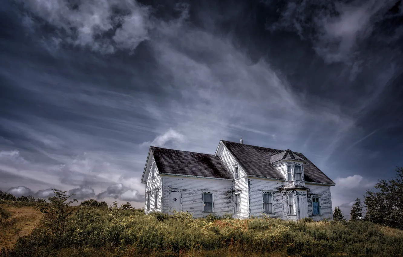 Photo wallpaper the sky, nature, home