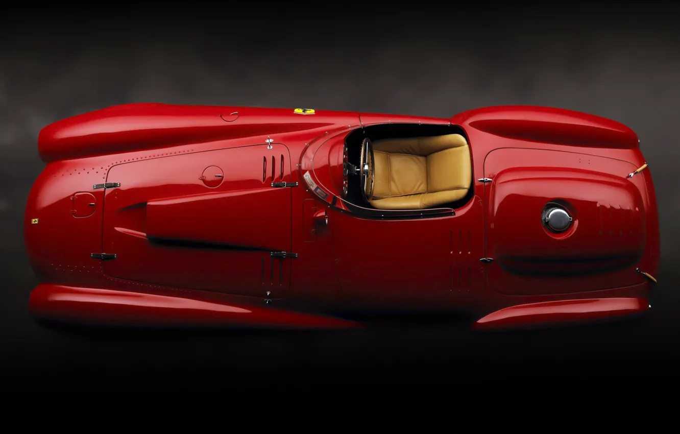 Photo wallpaper Ferrari, red, 1954, retro, race, 375