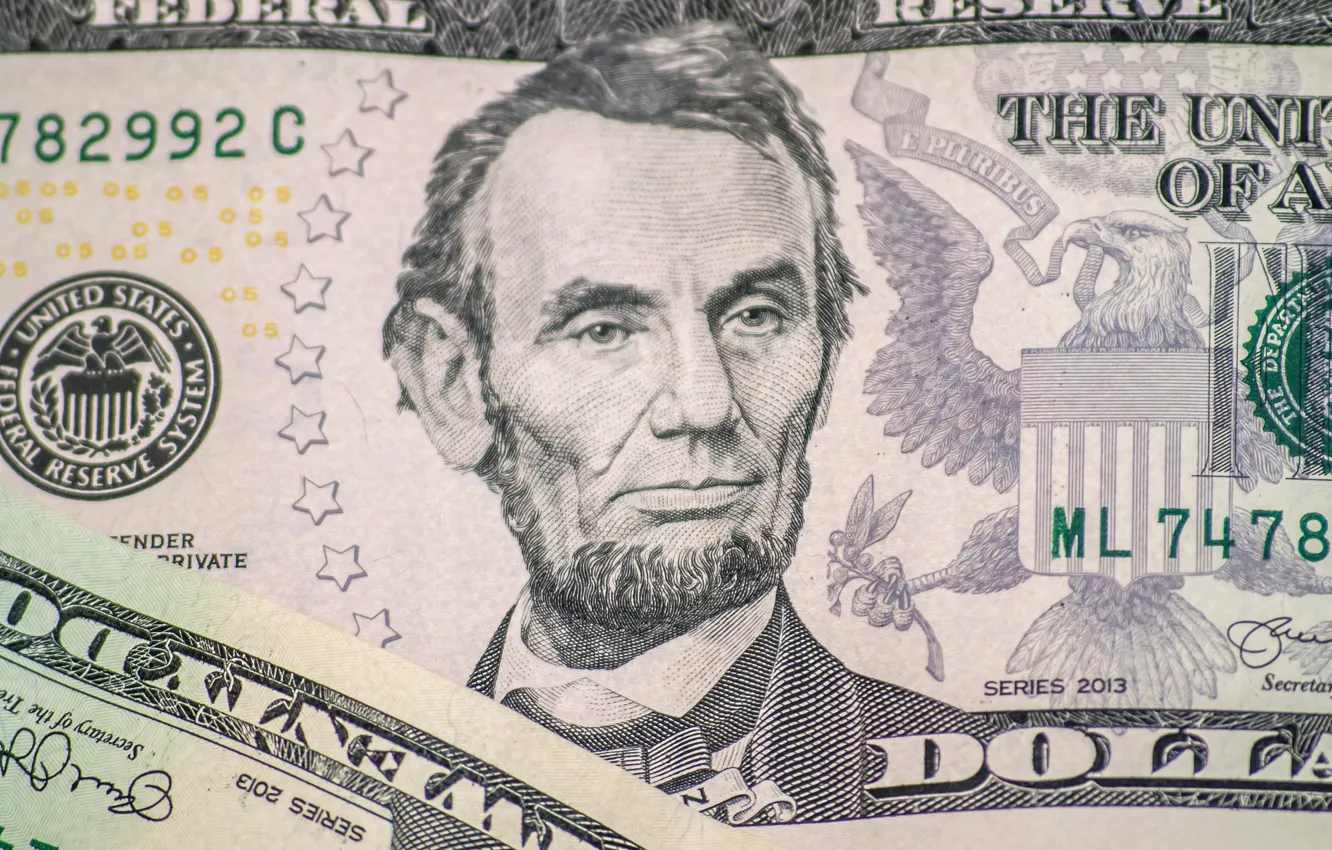 Photo wallpaper money, dollars, note bank