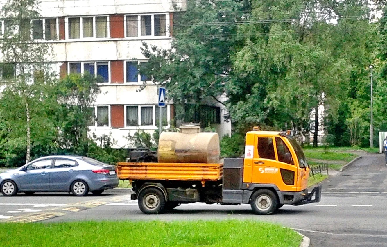 Photo wallpaper machine, Truck, Multicar