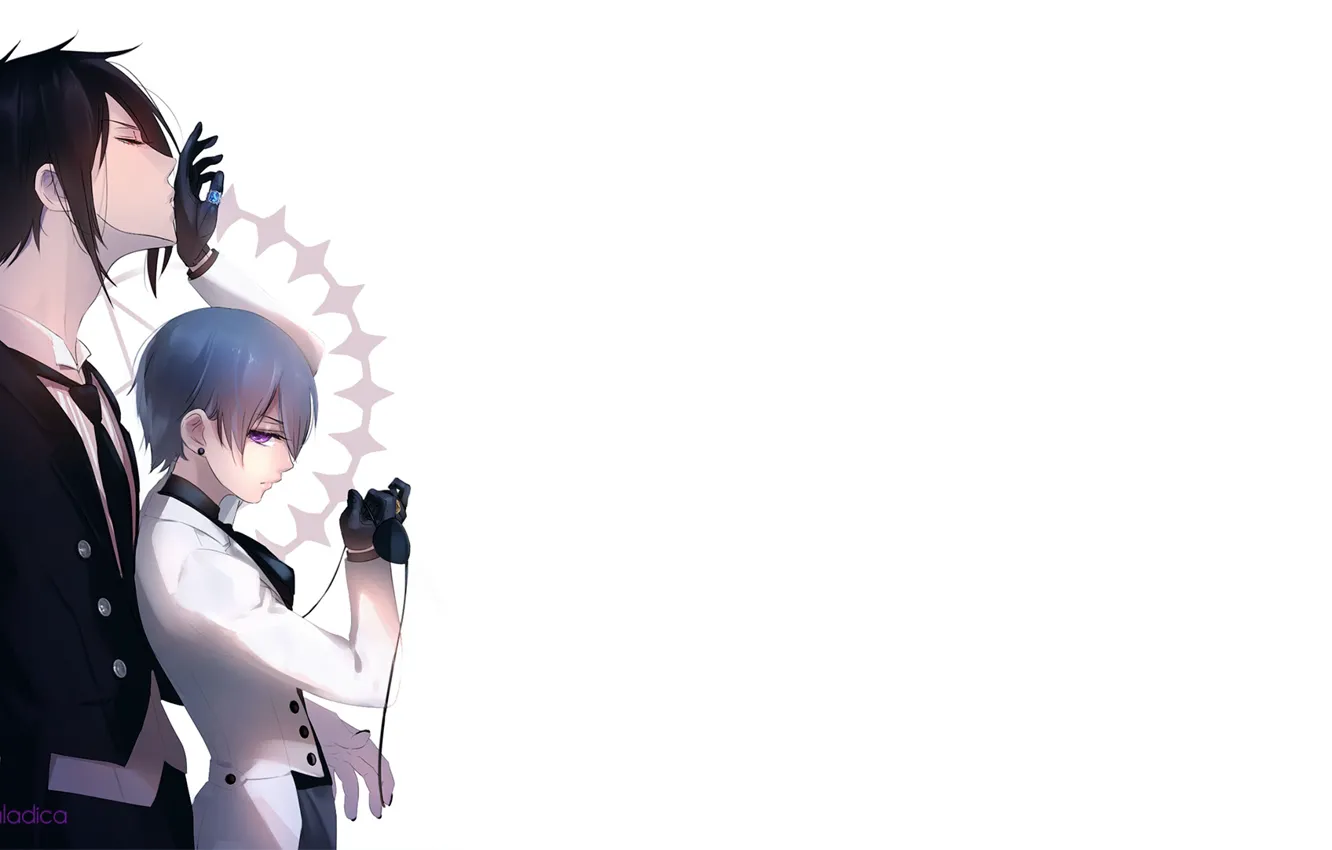 Photo wallpaper count, kuroshitsuji, Dark Butler, Sebastian Michaelis, Ciel Phantomhive, Butler