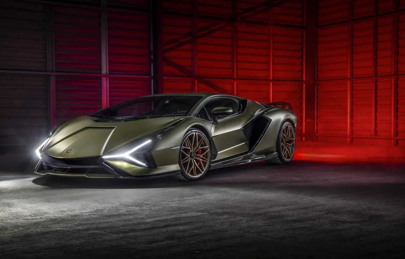 Photo wallpaper Lamborghini, Supercar, Sian, Sian FKP37