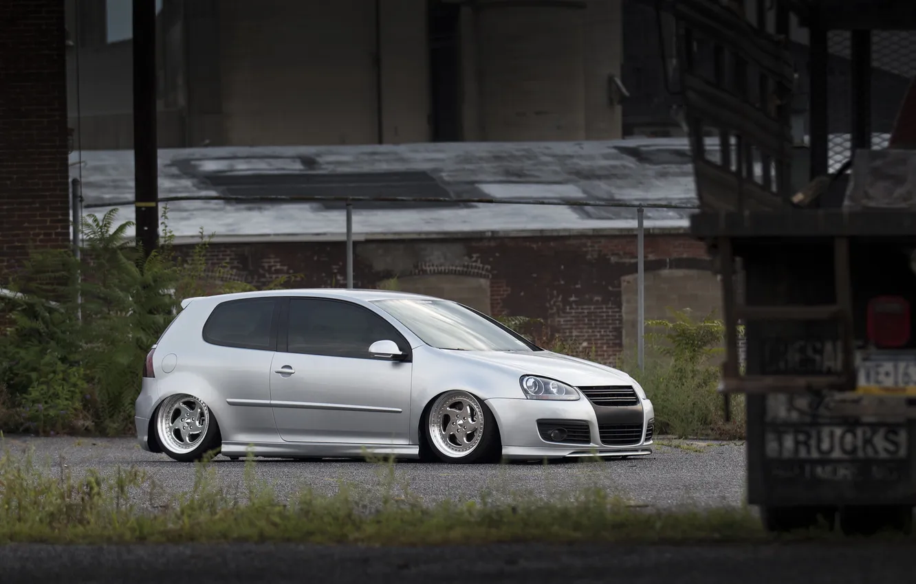 Photo wallpaper tuning, drives, Golf, landing, golf, GTI, Volkswagen, volkawagen