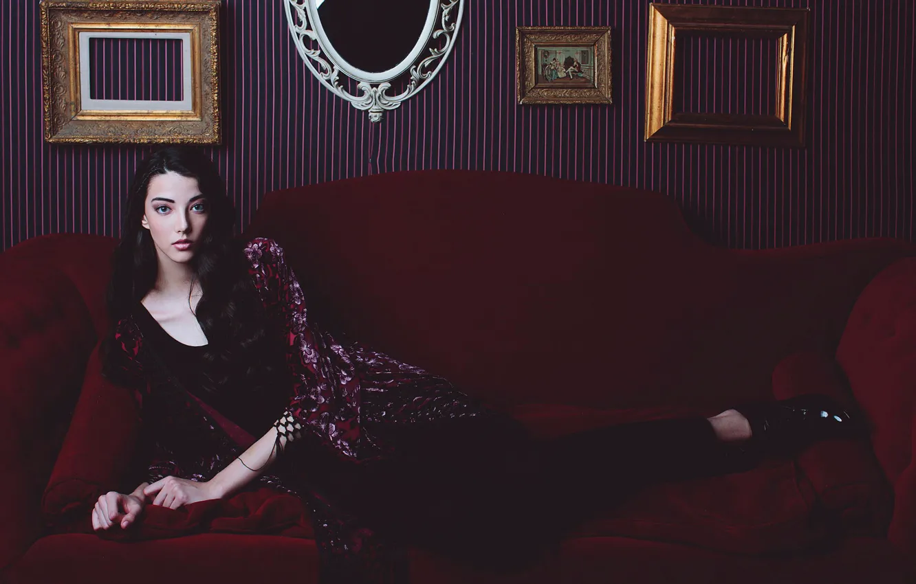 Photo wallpaper sofa, picture, mirror, Gypsy, Gipsy style