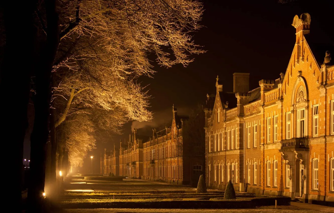 Photo wallpaper the city, castle, Wallpaper, home, wallpaper, Netherlands, Palace, Holland