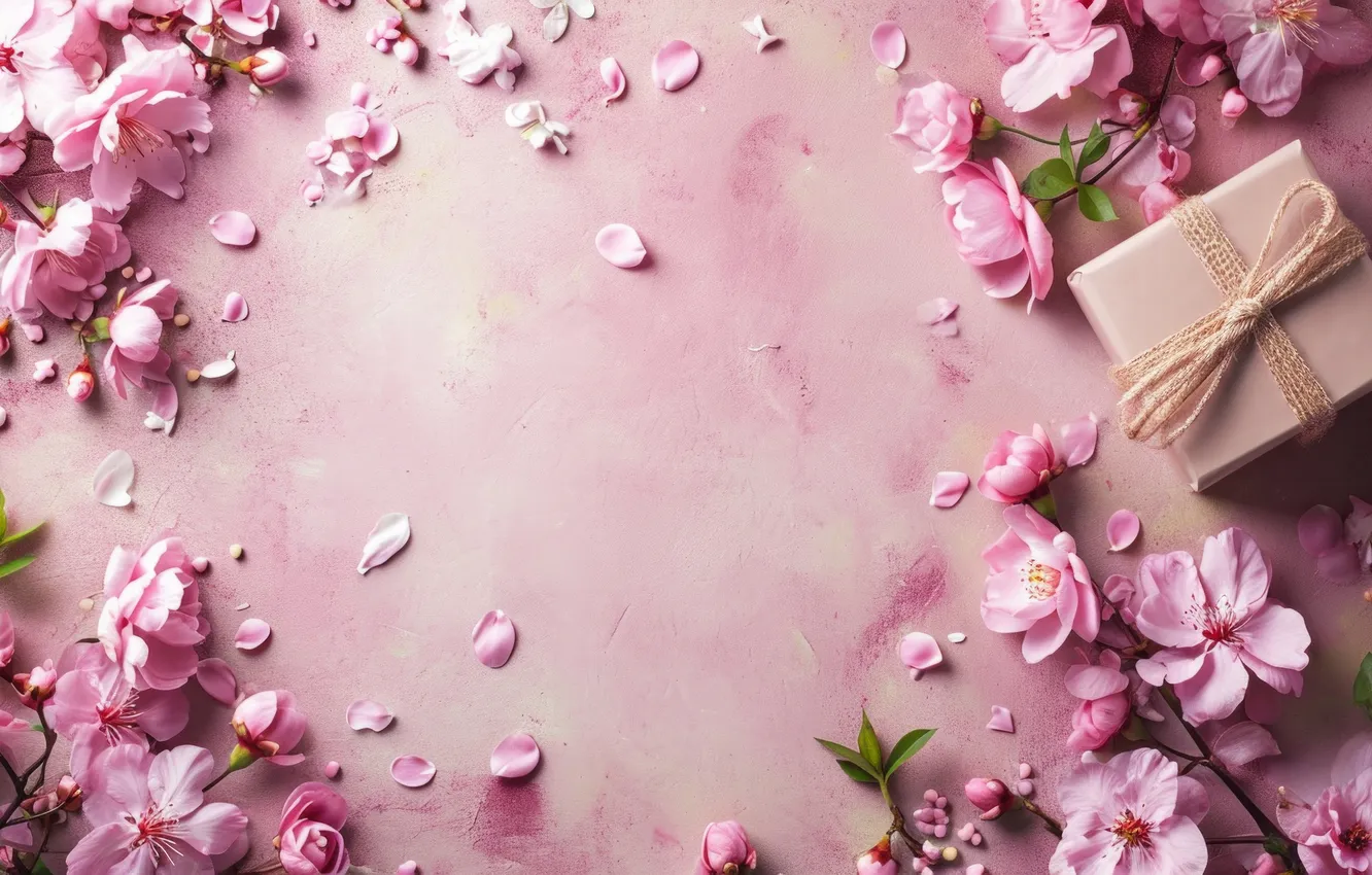 Photo wallpaper flowers, holiday, bouquet, AI art, universal holiday background, neural network